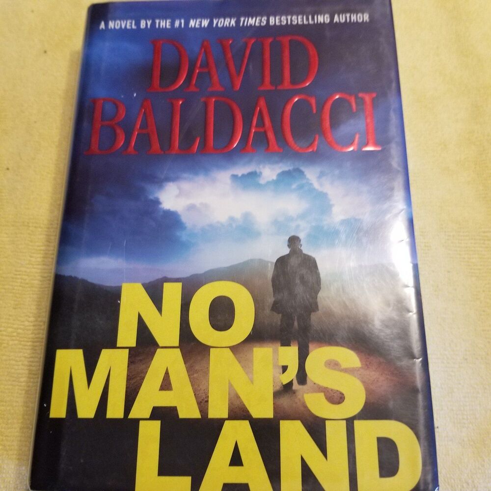 No Man's Land first edition hardcover book by David Baldacci  Former Library bk